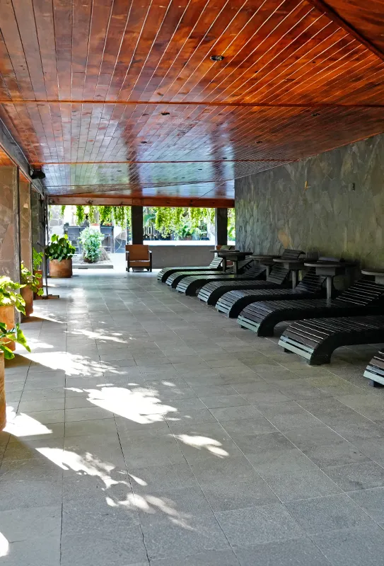 instalaciones termas área de descanso